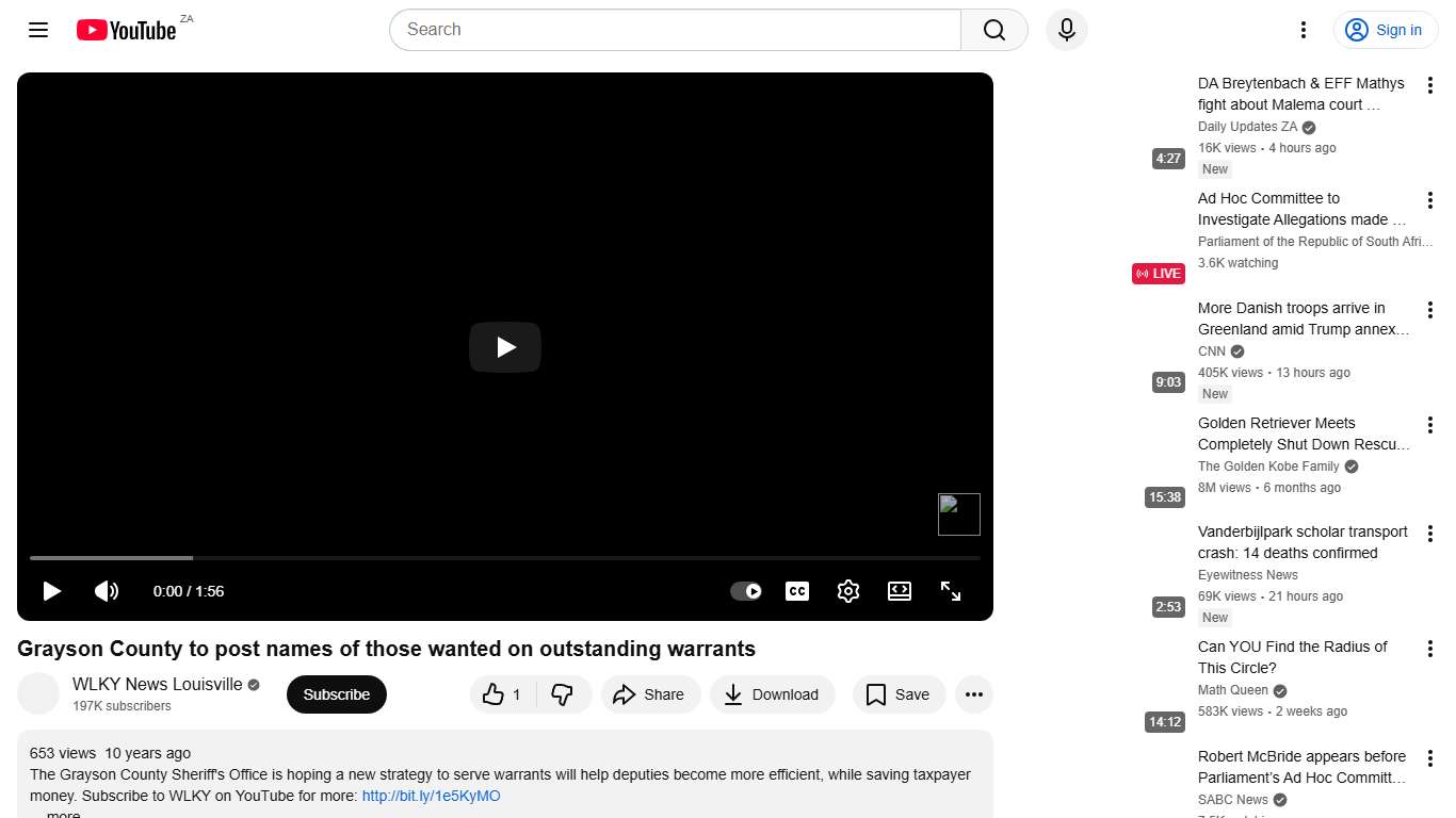 Grayson County to post names of those wanted on outstanding warrants - YouTube