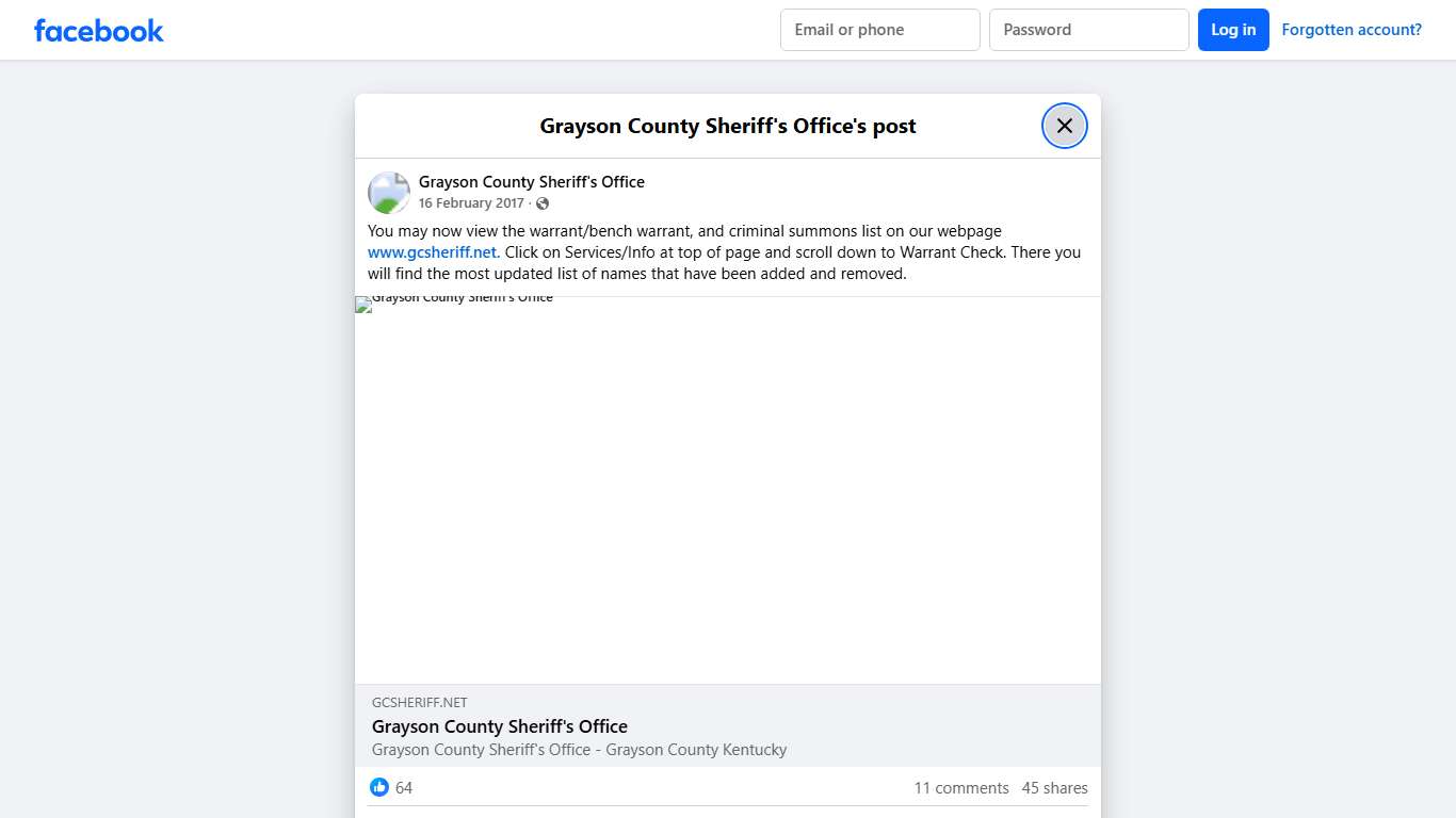 You may now view the... - Grayson County Sheriff's Office | Facebook